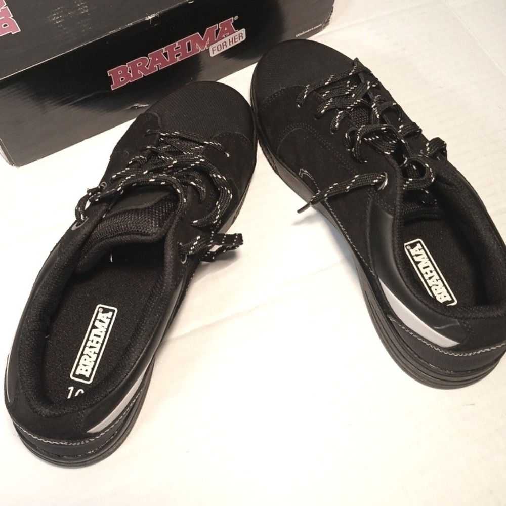 Womens Steel Toe Work Shoes Brahma For Her Slip Resistant Lace Up Maria 10 NEW